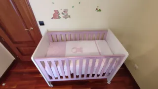 Cuna Trama color lila