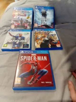 Juegos PS4: Crew 2, Battlefront, FIFA 23, Spider-M