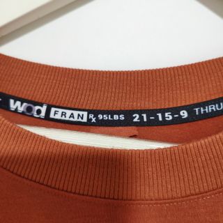 Camiseta CrossFit WOD Candy Fran Terracota Talla L