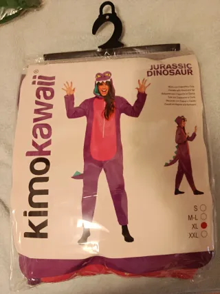 Disfraz Dinosaurio Jurassic Kimokawaii Talla XL