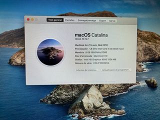 MacBook Air 13” 2012 256GB SSD 8GB RAM