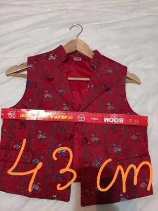 Chaleco fallero niño 12-13 años