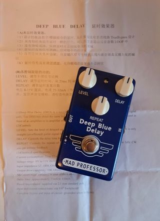 Pedal Guitarra Mad Professor Deep Blue Delay Clon