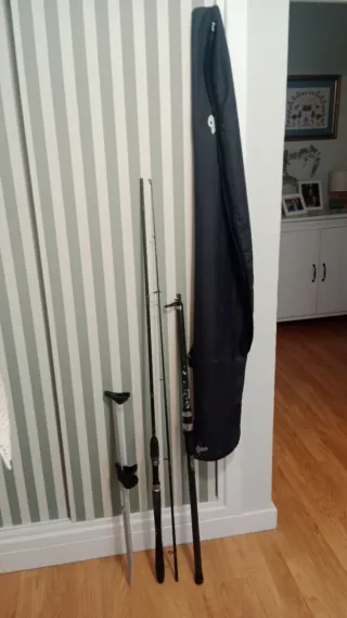 Cañas de pescar y accesorios