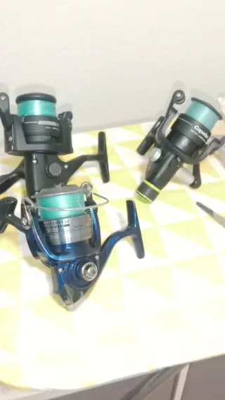 Cañas de pescar y accesorios