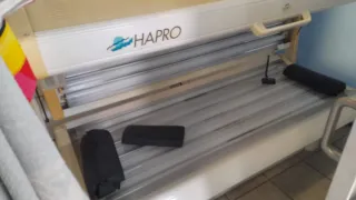 Cabina Rayos UVA Hapro Beige/Blanco