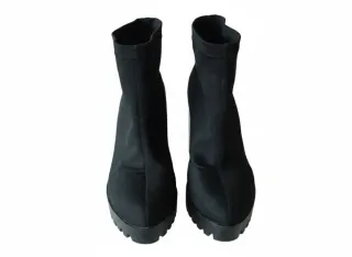 Botines negros tacón plataforma