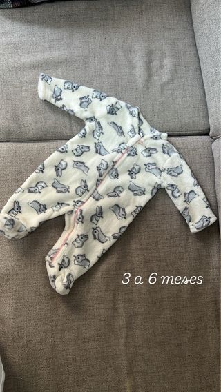 Lote 3 pijamas bebé 3 meses