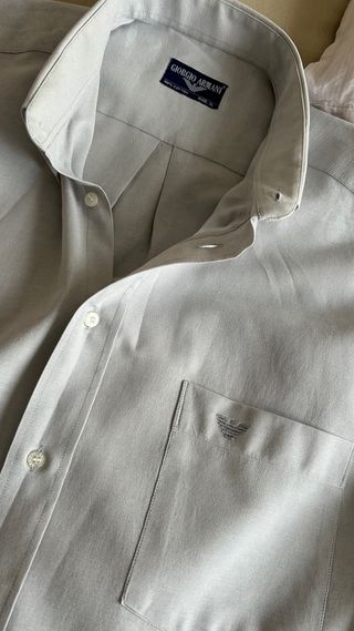 Camisa Armani Gris Talla XL