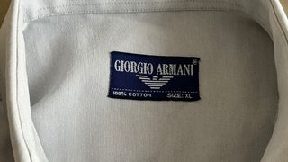 Camisa Armani Gris Talla XL