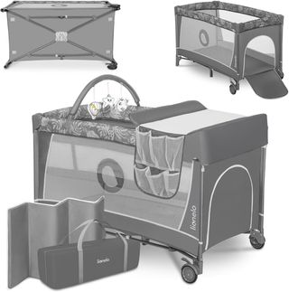 lionelo Flower Camita de Viaje 4 en 1