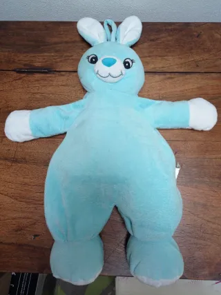 Peluche porta pigiama azzurro con orecchie