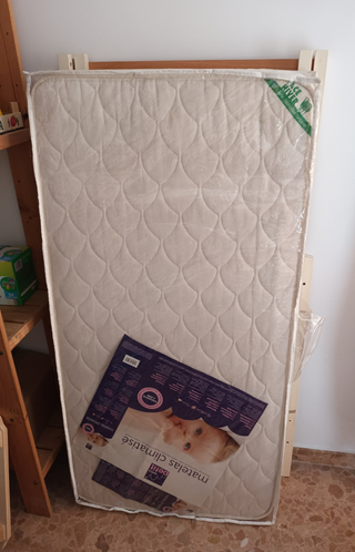 Cuna bebé y colchón 140x74x88