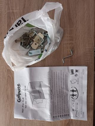 Cuna bebé y colchón 140x74x88