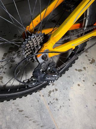 Bicicleta Monty Naranja Rueda 24 pulgadas