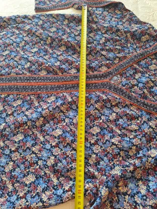 Blusa El Corte Inglés floral azul