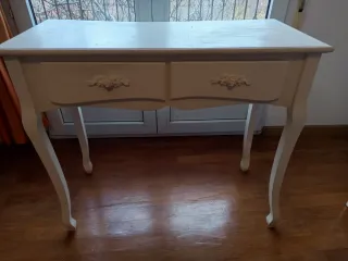 Consola Blanca Madera