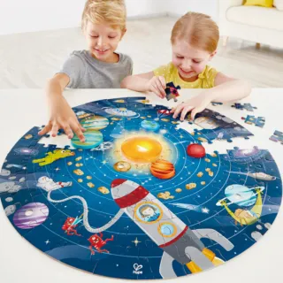 Puzzle Sistema Solar Circular Hape