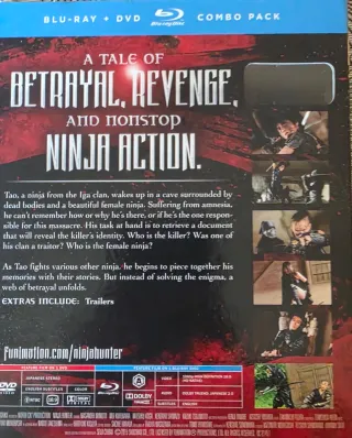 Blu-ray Ninja Hunter Combo Pack