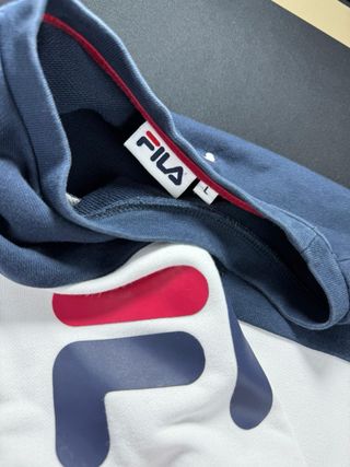 Felpa Fila uomo blu e rossa