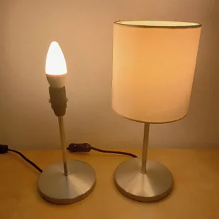 Lote de 2 lámparas de mesa IKEA INGARED