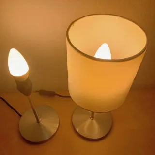 Lote de 2 lámparas de mesa IKEA INGARED