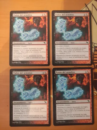 Mtg Puños del Semidios x4