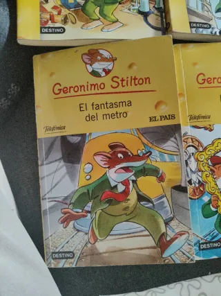 4 libros de Gerónimo Stilton
