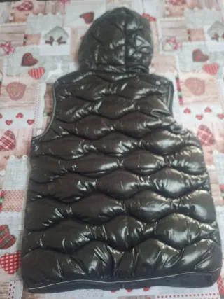 Gilet Blauer nero con cappuccio