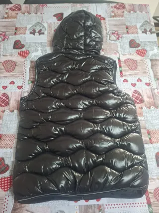 Gilet Blauer nero con cappuccio