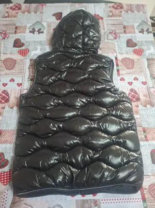 Gilet Blauer nero con cappuccio