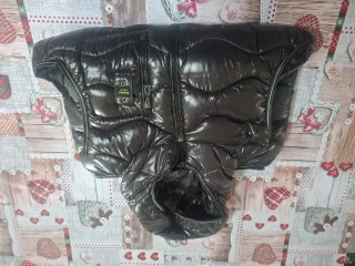 Gilet Blauer nero con cappuccio