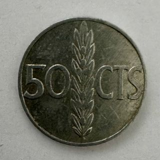 Moneda 50 Cts España Franco
