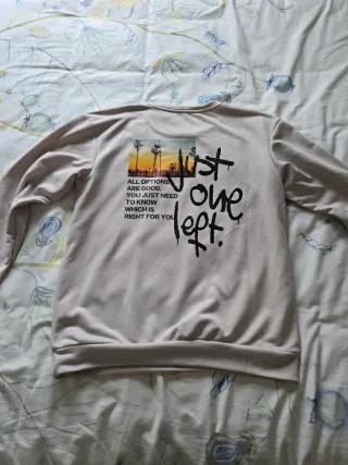 Sudadera beige unisex