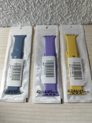 Correas Apple Watch 42/44/45mm (3 uds)