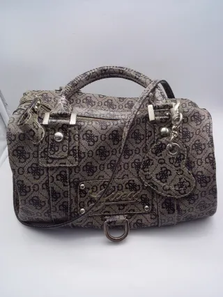 Borsa Guess Beige/Marrone Monogram