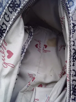 Borsa Guess Beige/Marrone Monogram