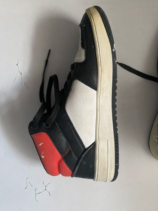 Zapatillas Champion Negras Rojas Blancas