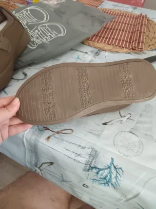 Mocassins Camurça e Couro Sintético Vintage