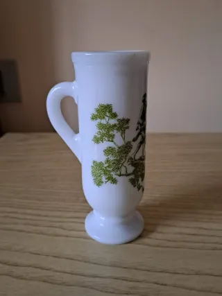 Caraffa in vetro decorata