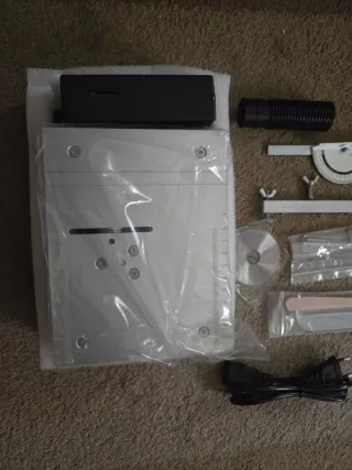 Mini sierra de mesa con accesorios