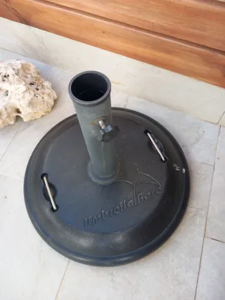 Base para sombrilla de hormigón