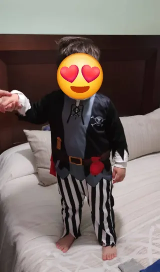 Disfraz Pirata Niño Talla 1-2