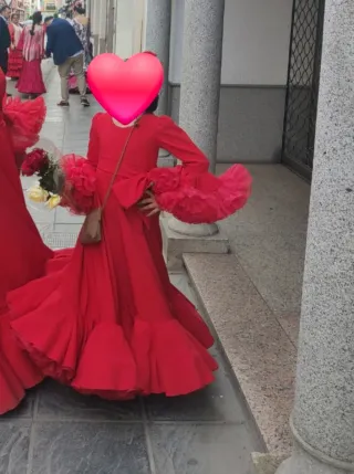 Vestido de gitana rojo