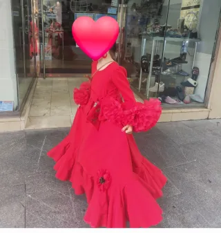 Vestido de gitana rojo