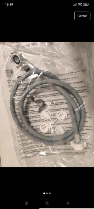 Tubo desagüe lavadora