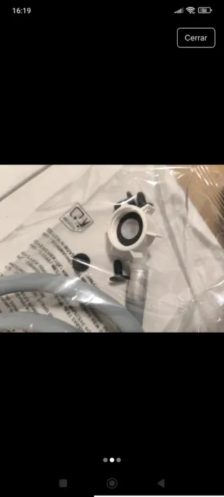 Tubo desagüe lavadora