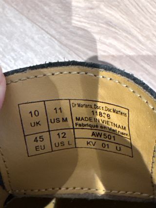 Zapatos Dr. Martens Negros