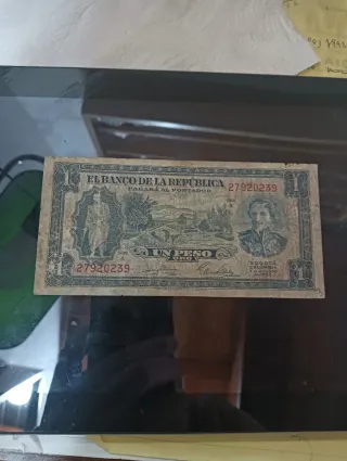 1 Peso Banco de la República Colombia