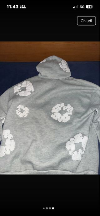 Felpa Denim Tears Grigia